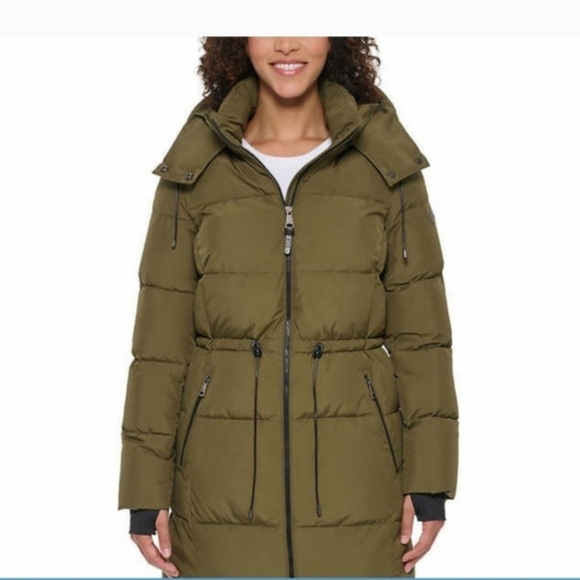 Dkny Jackets & Blazers - DKNY Ladies' Puffer Jacket ; green nwt